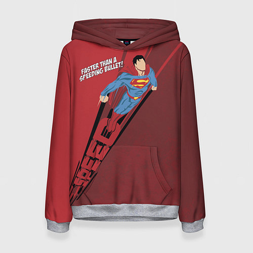 Женская толстовка SPEED / 3D-Меланж – фото 1