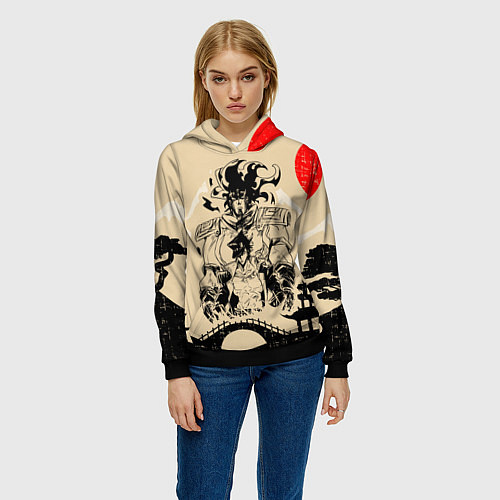 Женская толстовка JoJo Bizarre Adventure / 3D-Черный – фото 3