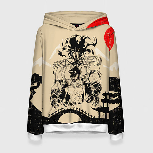 Женская толстовка JoJo Bizarre Adventure / 3D-Белый – фото 1