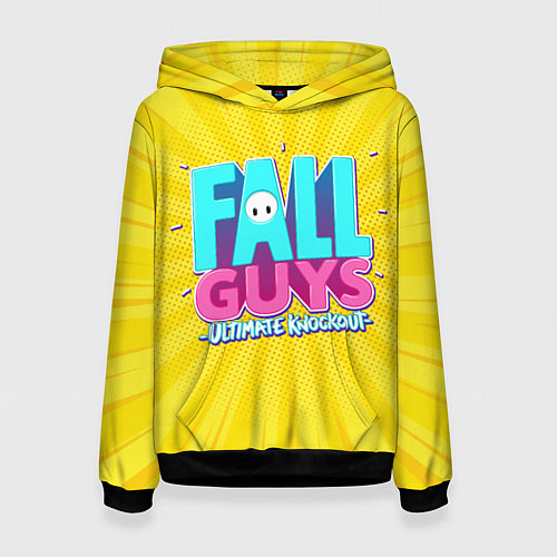 Женская толстовка Fall Guys / 3D-Черный – фото 1