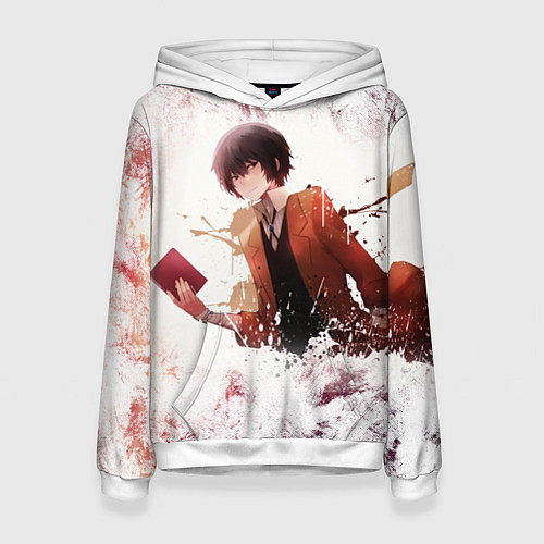 Женская толстовка Дазай / 3D-Белый – фото 1