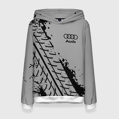 Женская толстовка AUDI АУДИ / 3D-Белый – фото 1