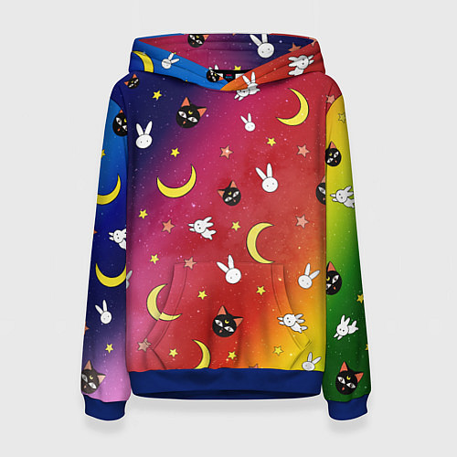 Женская толстовка SAILOR MOON / 3D-Синий – фото 1