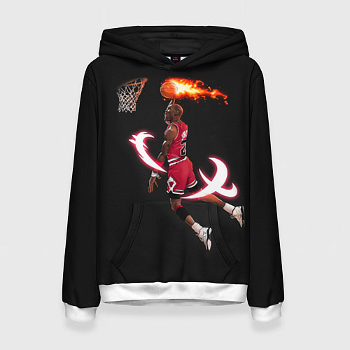 Женская толстовка MICHAEL JORDAN / 3D-Белый – фото 1