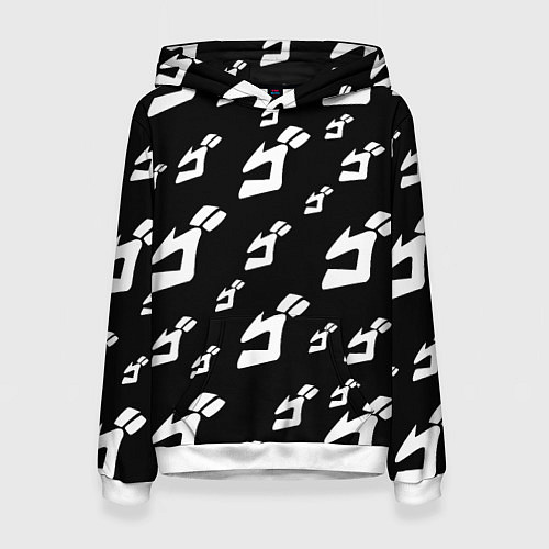 Женская толстовка JoJo Bizarre Adventure / 3D-Белый – фото 1