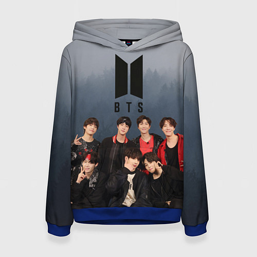 Женская толстовка BTS Forest / 3D-Синий – фото 1