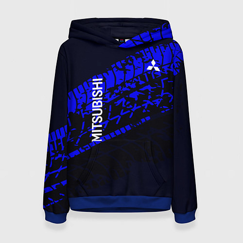 Женская толстовка Mitsubishi / 3D-Синий – фото 1