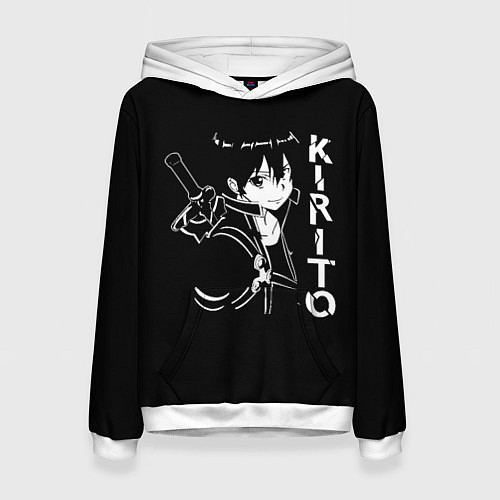 Женская толстовка Kirito / 3D-Белый – фото 1