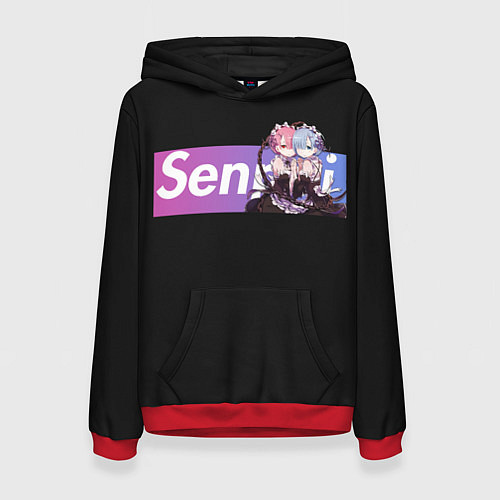 Женская толстовка Re:Zero / 3D-Красный – фото 1