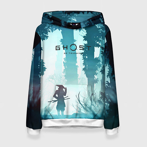 Женская толстовка Ghost of Tsushima / 3D-Белый – фото 1