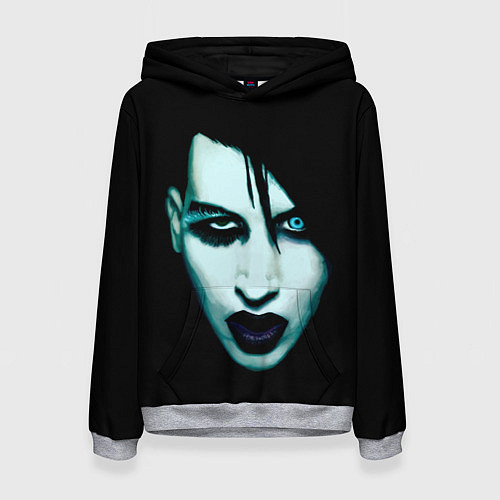 Женская толстовка Marilyn Manson / 3D-Меланж – фото 1