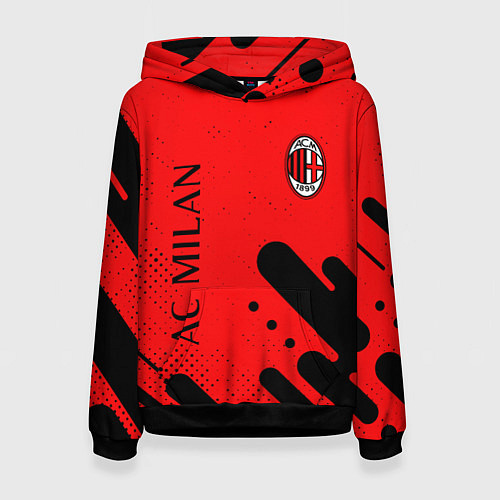 Женская толстовка AC MILAN МИЛАН / 3D-Черный – фото 1