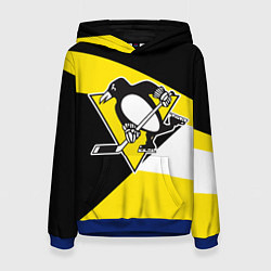 Толстовка-худи женская Pittsburgh Penguins Exclusive, цвет: 3D-синий