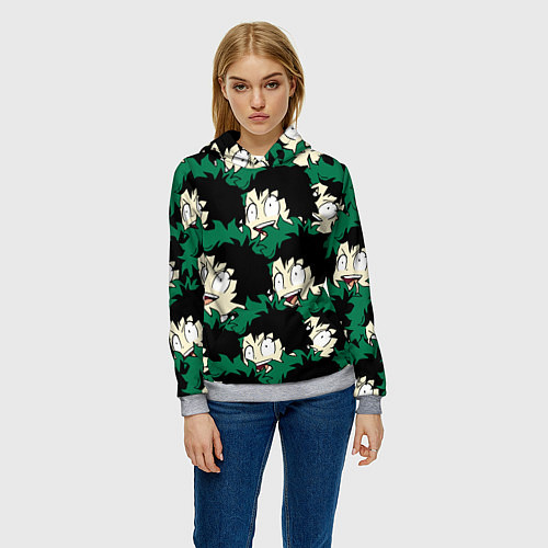 Женская толстовка МИДОРИА / 3D-Меланж – фото 3