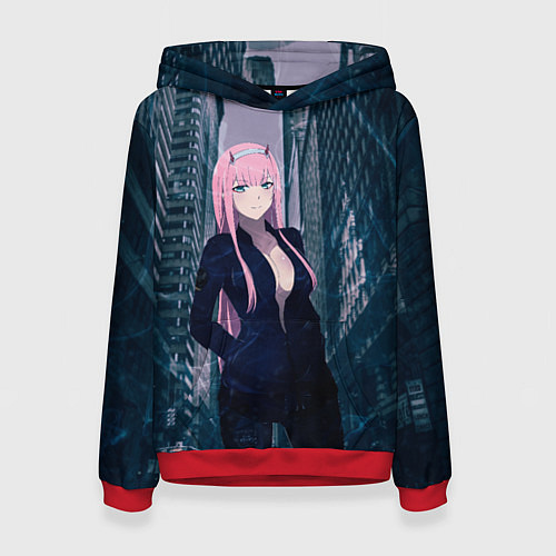 Женская толстовка Zero Two / 3D-Красный – фото 1