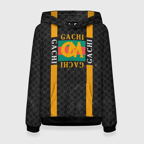 Женская толстовка Gachi Gucci / 3D-Черный – фото 1