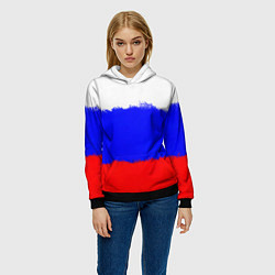 Толстовка-худи женская Спецназ на спине, цвет: 3D-черный — фото 2