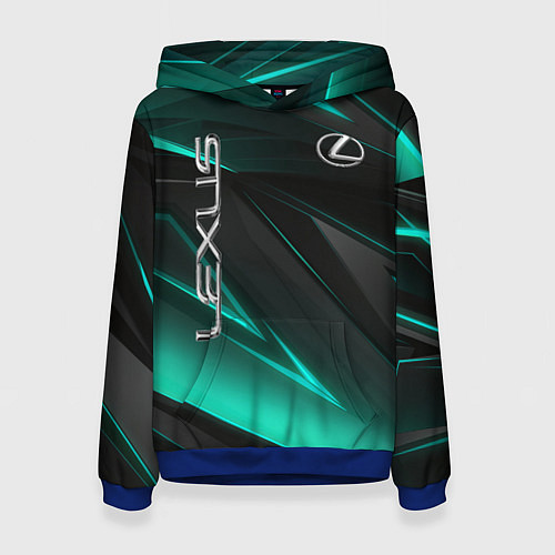 Женская толстовка Lexus / 3D-Синий – фото 1