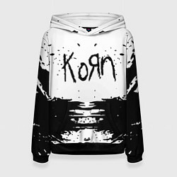 Толстовка-худи женская Korn, цвет: 3D-черный