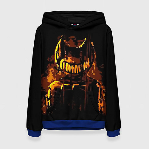 Женская толстовка Bendy And The Ink Machine / 3D-Синий – фото 1