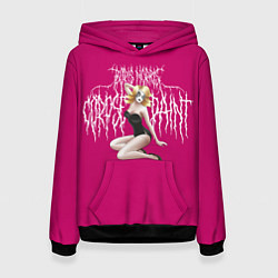 Толстовка-худи женская Boris Norris - Corpse Paint, цвет: 3D-черный