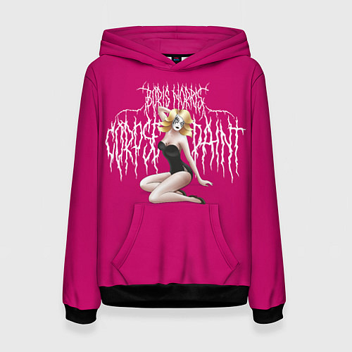 Женская толстовка Boris Norris - Corpse Paint / 3D-Черный – фото 1
