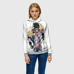 Толстовка-худи женская JOJO, цвет: 3D-меланж — фото 2