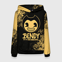 Толстовка-худи женская Bendy And The Ink Machine, цвет: 3D-черный