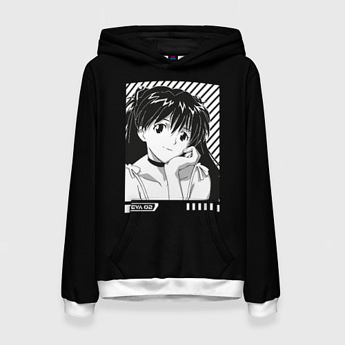 Женская толстовка Аска ева 02 / 3D-Белый – фото 1