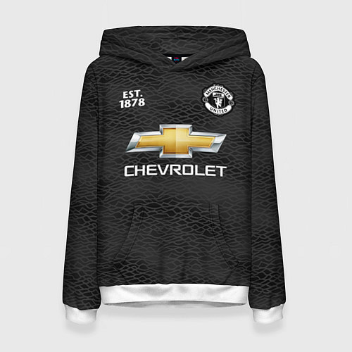 Женская толстовка MANCHESTER UNITED 2021 - AWAY / 3D-Белый – фото 1