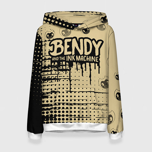 Женская толстовка BENDY AND THE INK MACHINE / 3D-Белый – фото 1