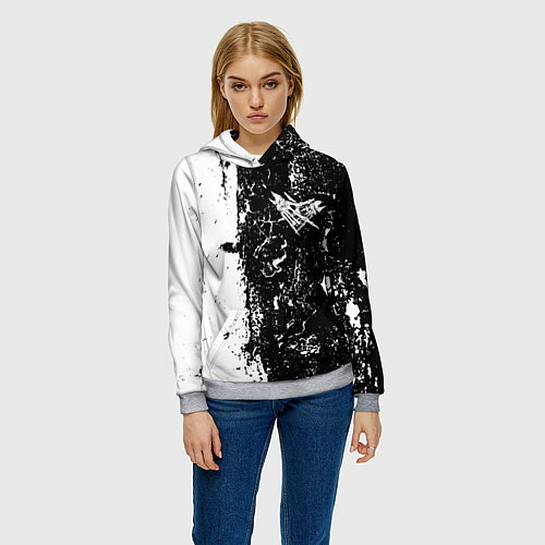 Женская толстовка Velial Squad / 3D-Меланж – фото 3