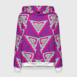 Толстовка-худи женская COLORS, цвет: 3D-белый