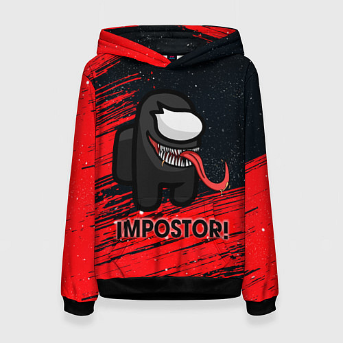 Женская толстовка AMONG US / 3D-Черный – фото 1