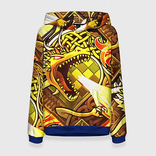 Женская толстовка CS GO DRAGON LORE / 3D-Синий – фото 1