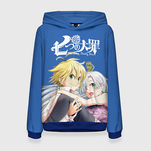 Женская толстовка 7 смертных грехов / 3D-Синий – фото 1