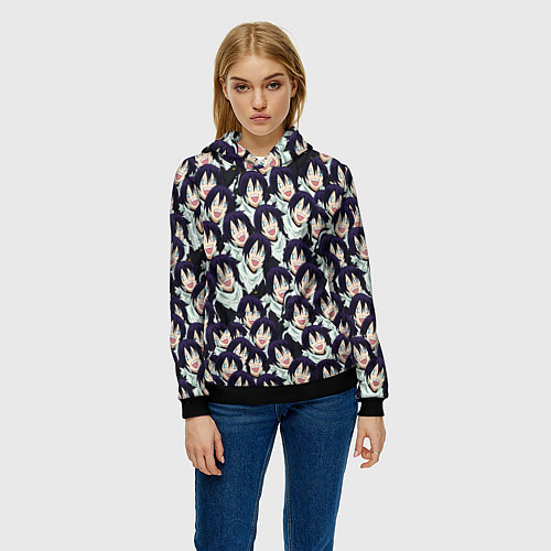 Женская толстовка ЯТО БЕЗДОМНЫЙ БОГ / 3D-Черный – фото 3