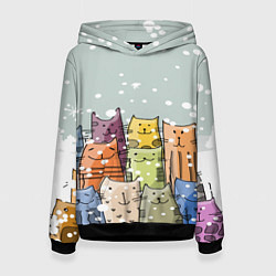 Женская толстовка Котики