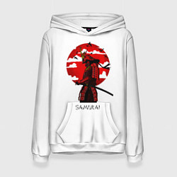Толстовка-худи женская Samurai, цвет: 3D-белый