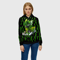 Толстовка-худи женская Protogen music, цвет: 3D-черный — фото 2