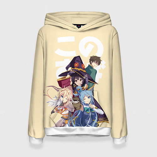 Женская толстовка KonoSuba / 3D-Белый – фото 1