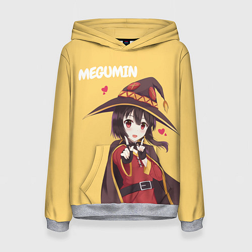 Женская толстовка Megumin / 3D-Меланж – фото 1