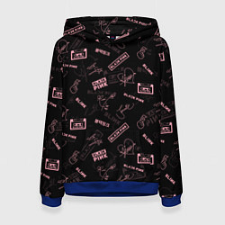 Толстовка-худи женская BLACKPINK, цвет: 3D-синий