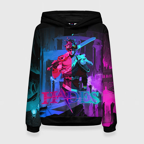 Женская толстовка Hades Game / 3D-Черный – фото 1