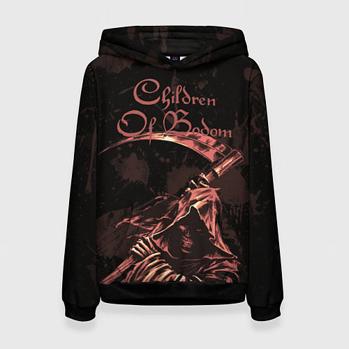Женская толстовка Children of Bodom Reaper / 3D-Черный – фото 1
