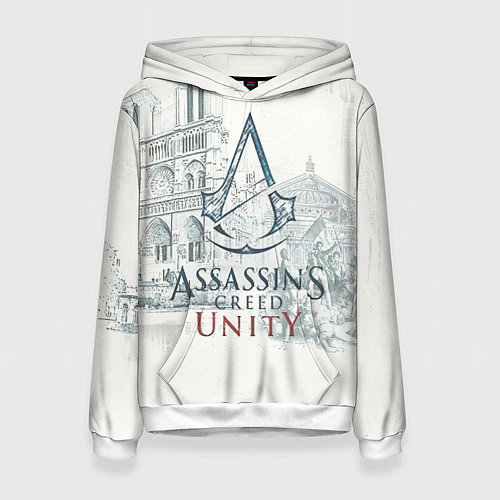 Женская толстовка Assassin’s Creed Unity / 3D-Белый – фото 1