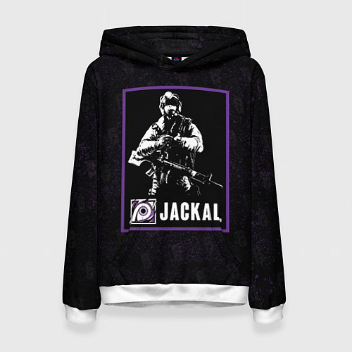 Женская толстовка Jackal / 3D-Белый – фото 1