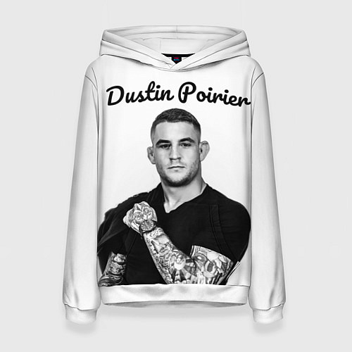 Женская толстовка Dustin Poirier / 3D-Белый – фото 1