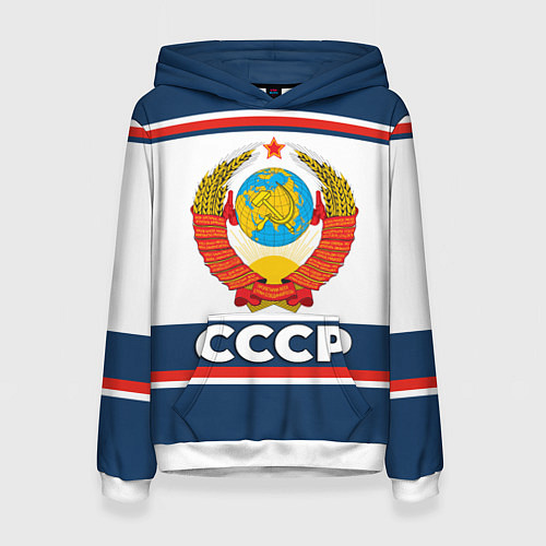 Женская толстовка СССР / 3D-Белый – фото 1