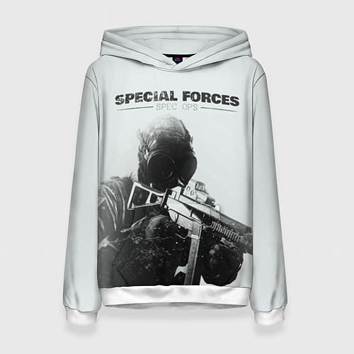 Женская толстовка Special Forces / 3D-Белый – фото 1